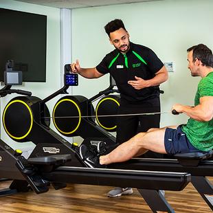 Personal Training sessions with Technogym Skillrow equipment and Nuffield Health West Byfleet