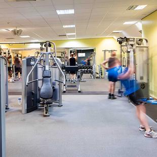 Wakefield fitness and wellbeing centre gym floor