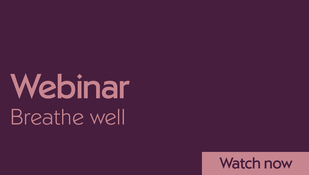 Breathe well webinar