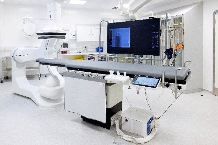 Interventional radiology unit at Nuffield Health Oxford Hospital.