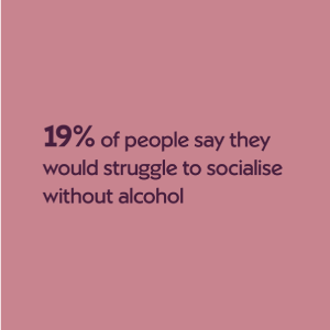 Alcohol struggle to socialise fact 
