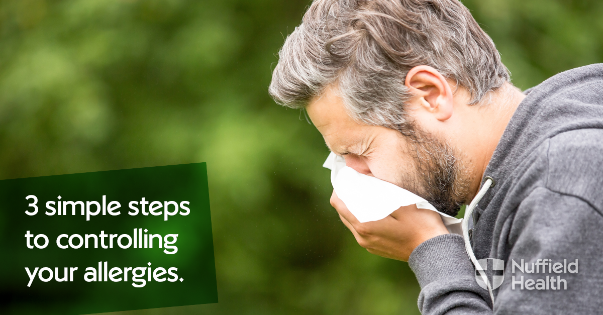 How to understand and control your allergies Nuffield Health