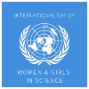 International Day for Women and Girls in science logo