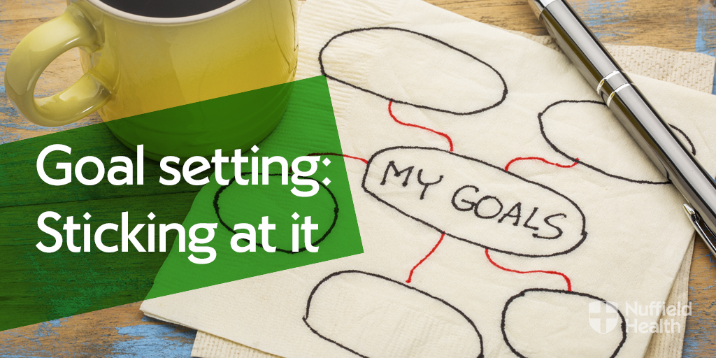 How to stick to your goals | Nuffield Health