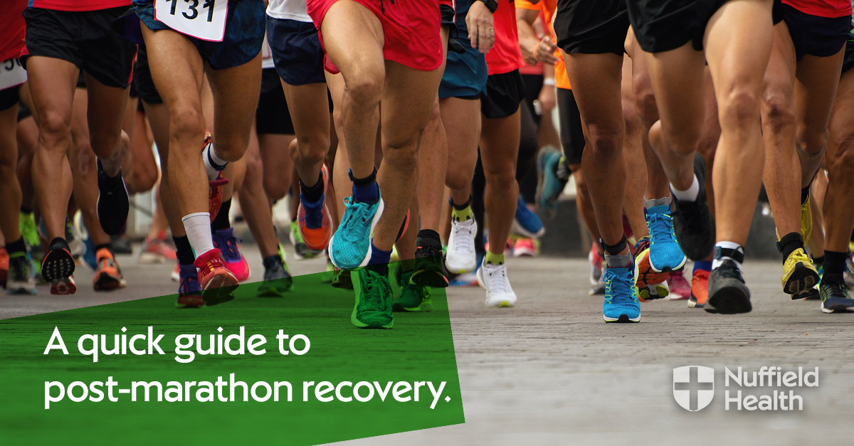 A guide to postmarathon recovery Nuffield Health