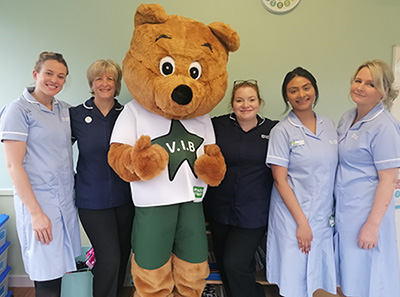 Children's nursing team at Leicester Hospital