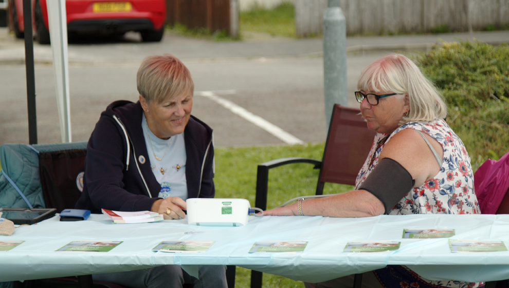 Community blood pressure Manchester