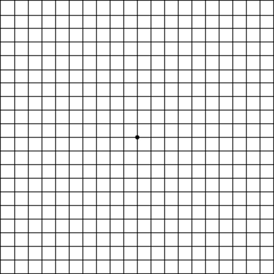 Macular Degeneration Eye Chart Grid