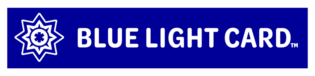 Blue light card logo
