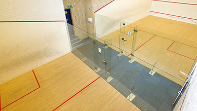 Squash courts at Battersea Nuffield Health gym