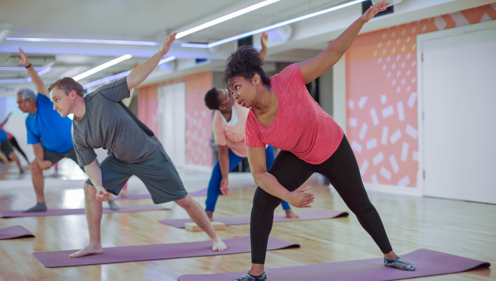 Yoga class