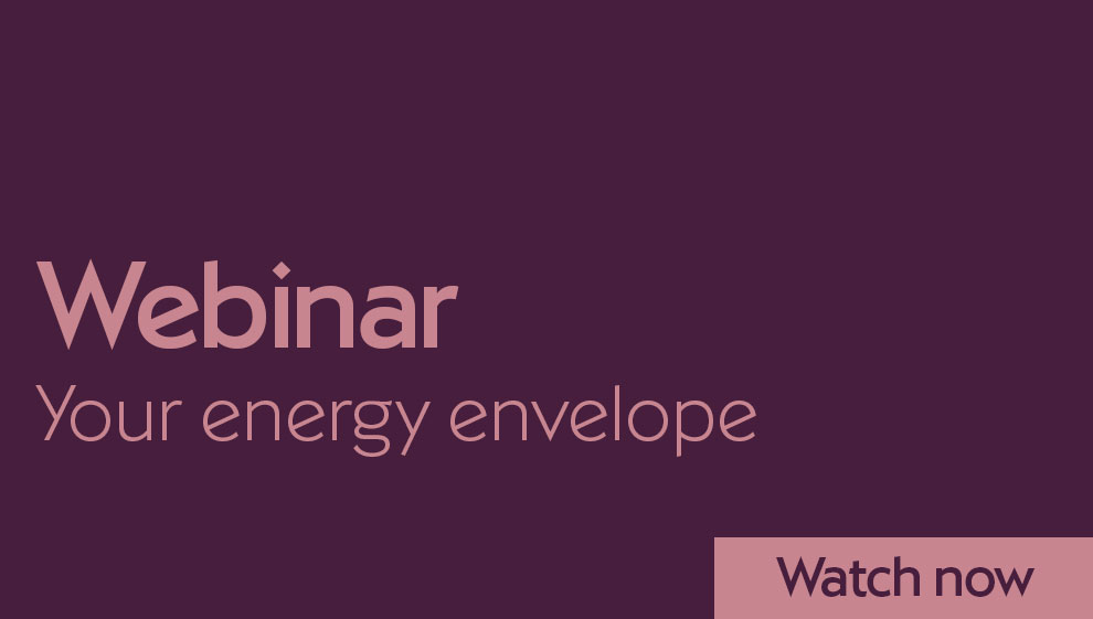 Your energy envelope webinar