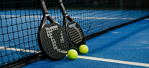 Padel courts at Nuffield Health Milngavie.