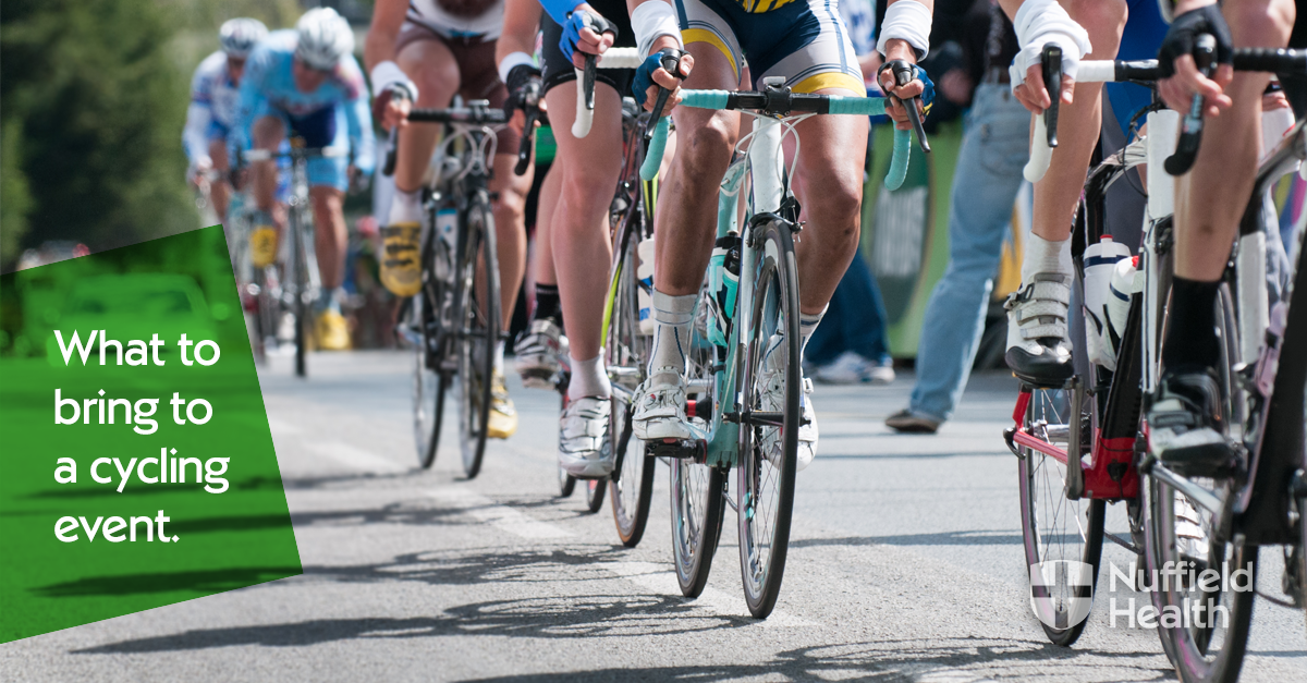 What to bring to a cycling event