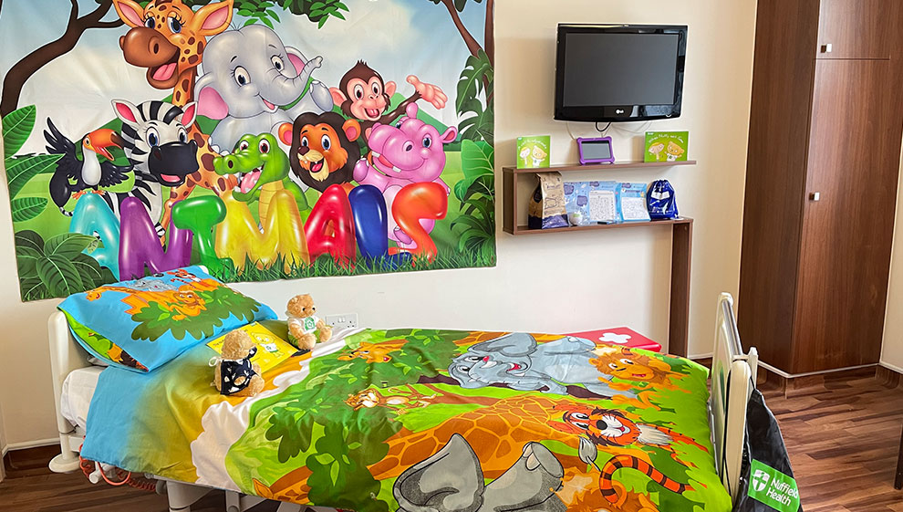 Bournemouth Hospital children's room