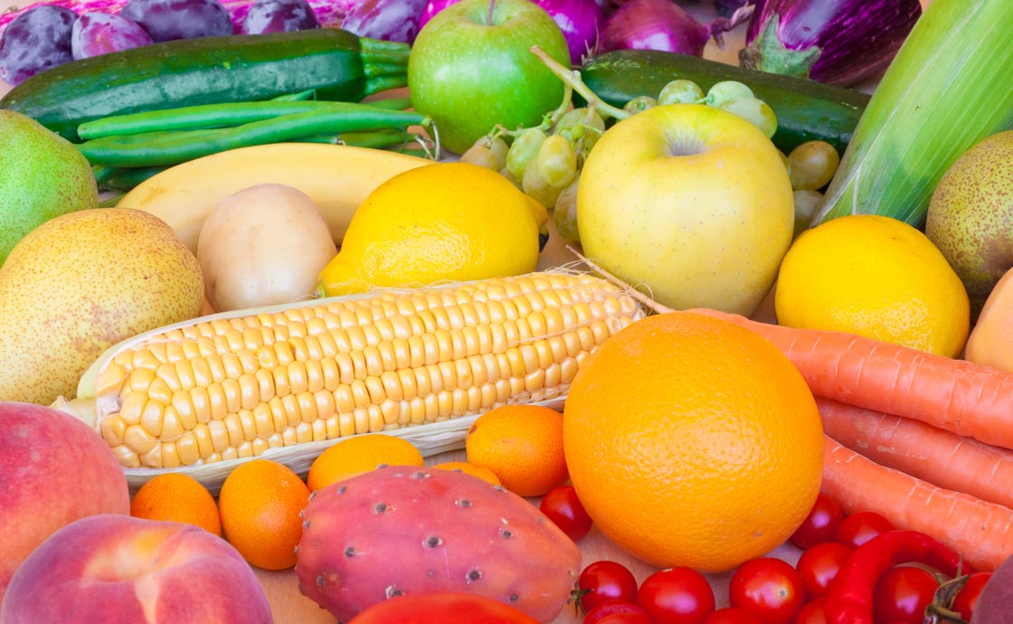 Rainbow of vegetables