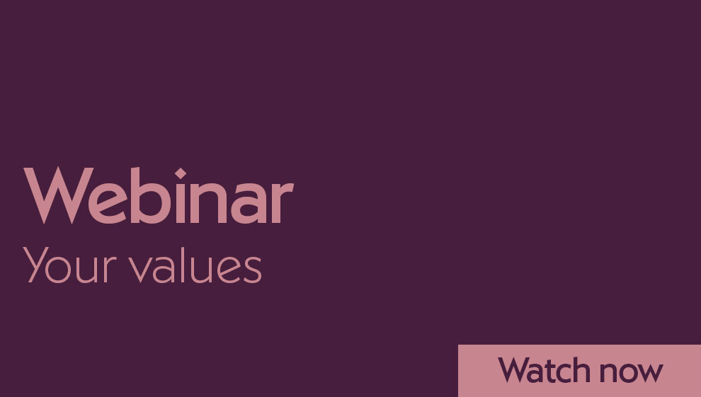 Your values webinar