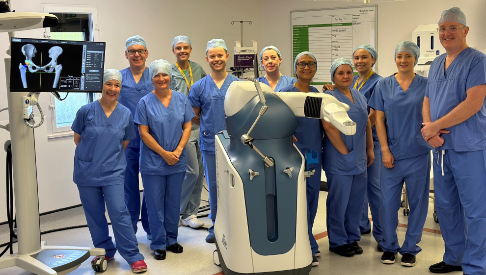 The new Mako® robot at Nuffield Health Warwickshire Hospital