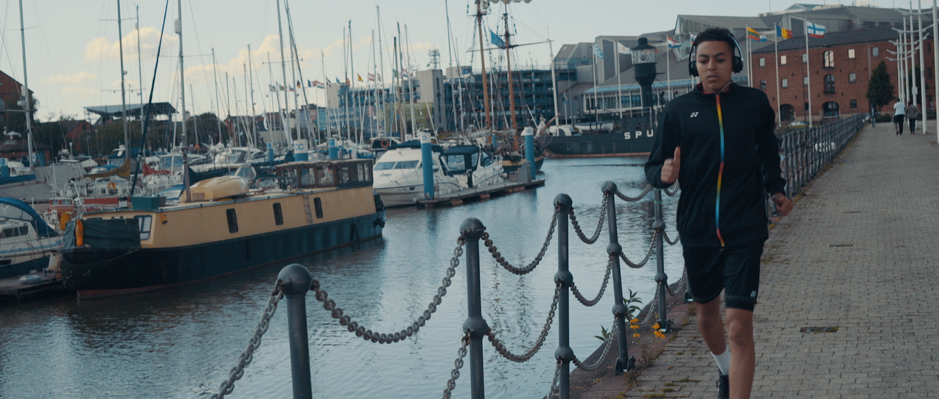 Paul Jubb running in Hull