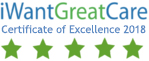 I Want Great Care Certificate of Excellence