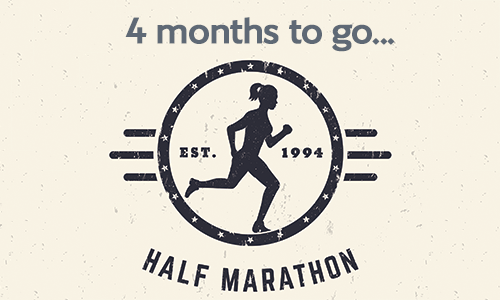 Half marathon - 4 months to go