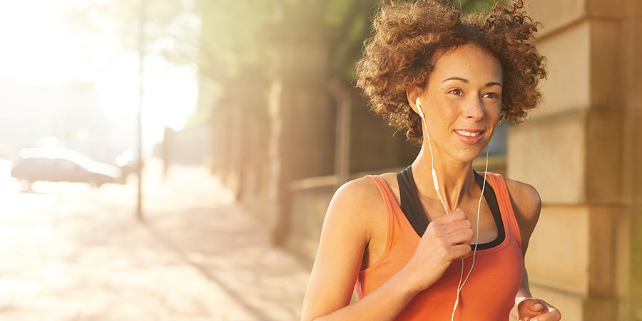 Fit for Spring - Woman running outdoors