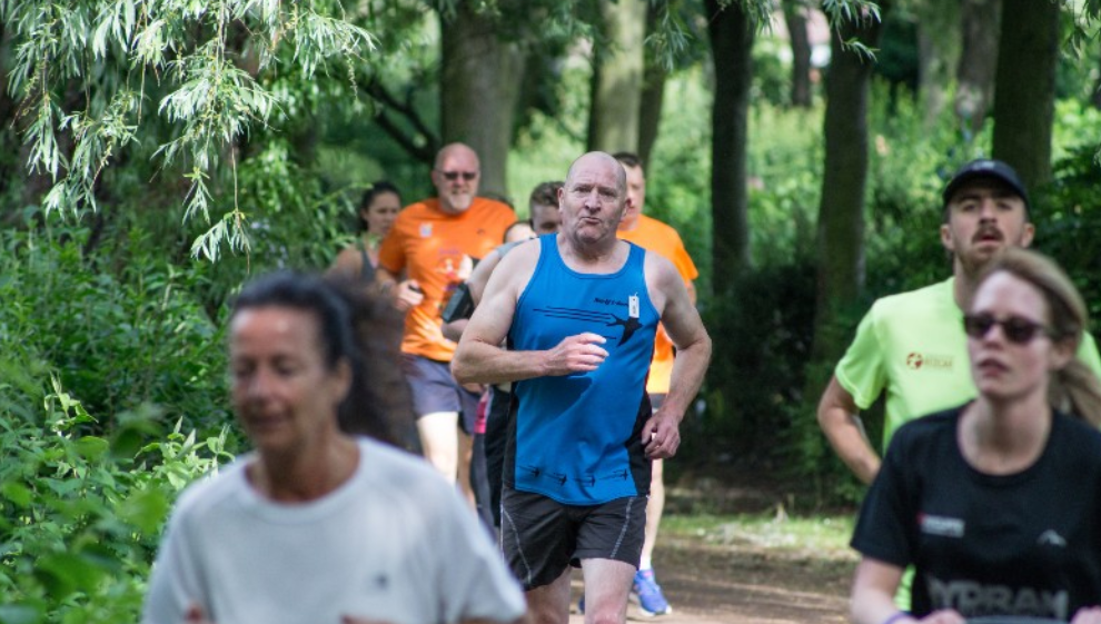Parkrun takes place in green areas and parks up and down the country.