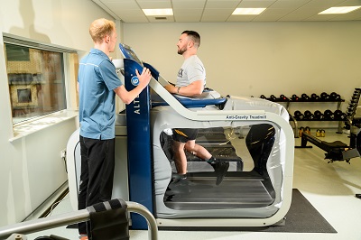 AlterG rehab treadmill in Leeds