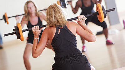 Bodypump class in Bridgend