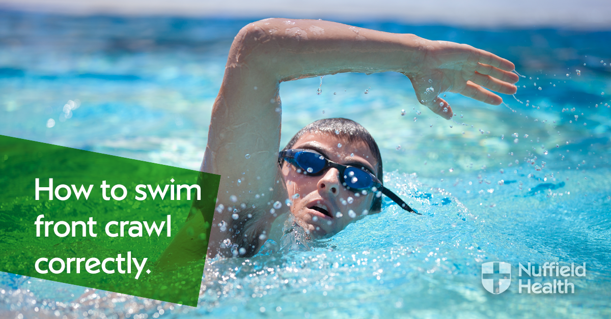 How to swim front crawl Nuffield Health